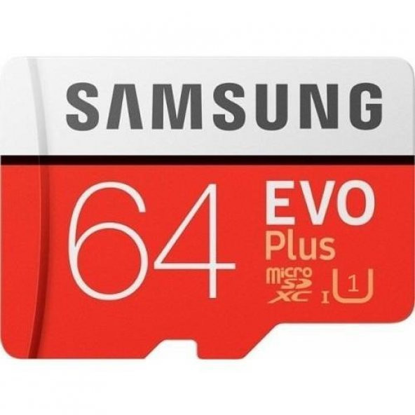 Samsung Evo Plus 64GB 100 MB/s MicroSDXC Kart MB-MC64HA/TR - 2020 Versiyonu
