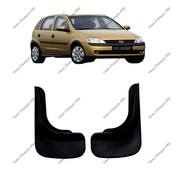 Opel Corsa C 2000-2006 2li Paçalık Çamurluk Tozluk OPL0UZ008 - 1