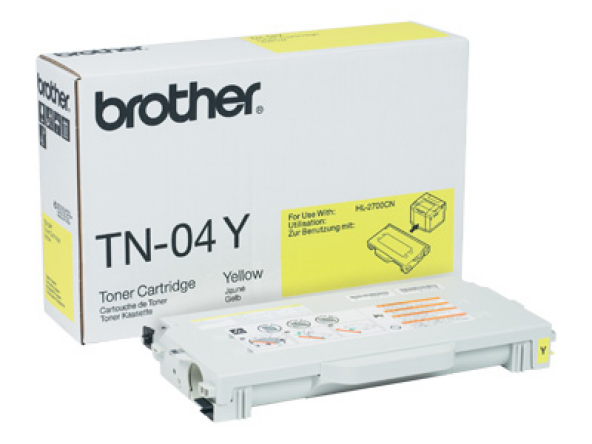 Brother TN-04Y Sarı Orijinal Toner