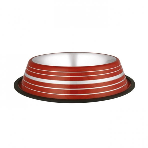 Oripet Asrpsl 64Oz Renkli Desenli Çelik Mama Kabı