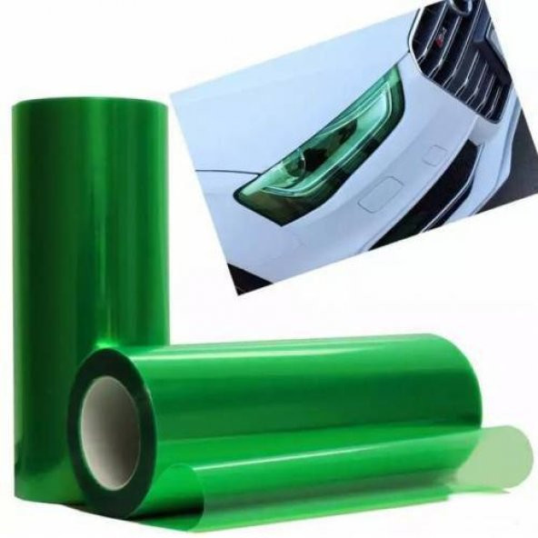 CARUB Far-Stop Filmi 30 CM X 1 M Yeşil - 2