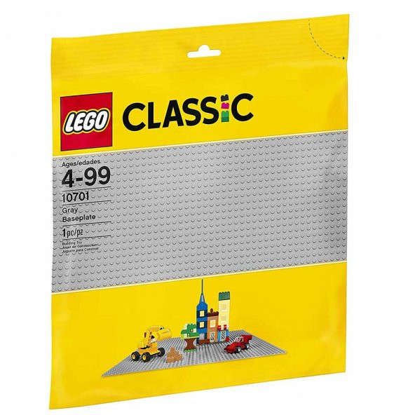 Lego Orjinal Büyük Boy Classic Gri Zemin 10701
