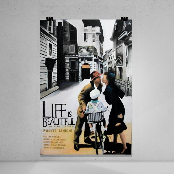 Hayat Güzeldir Film Afişi - Life is Beautiful Filmi Posteri - 1