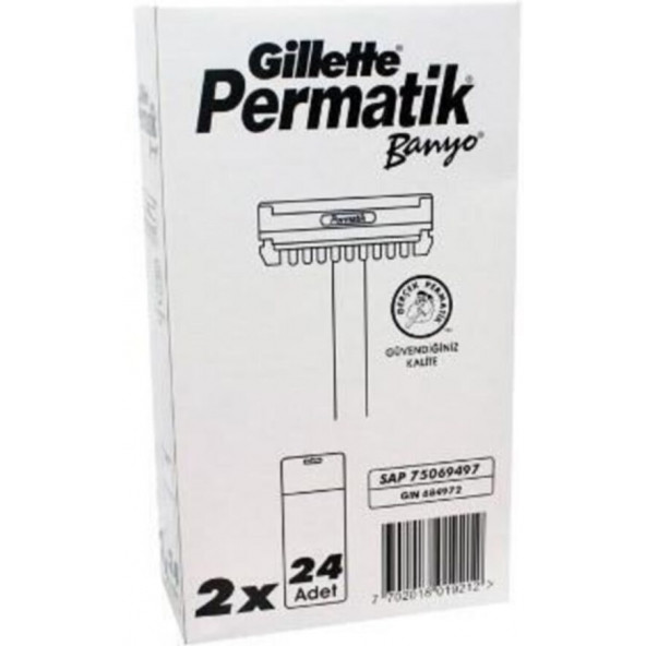 Gillette Permatik Banyo Kartela 48'li X 5 ADET - 2