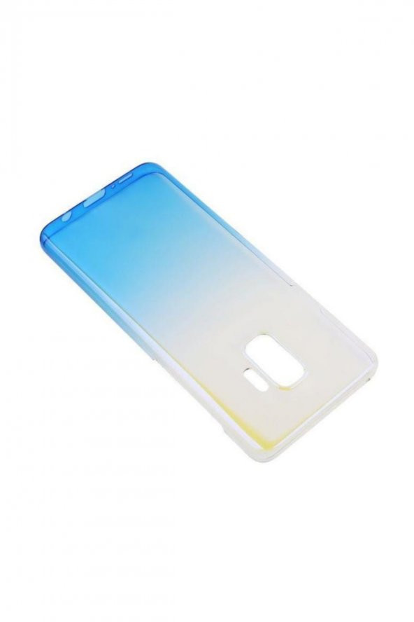 Glaze Samsung Galaxy S9 Ultra Slim Transparan Kılıf Mavi
