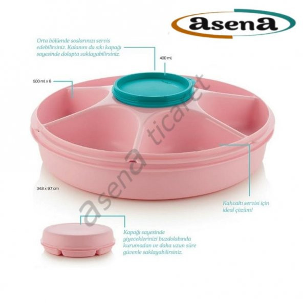 Tupperware EKO ÇOKLU SERVİS ( KAHVALTILIK ) HSGL - 3