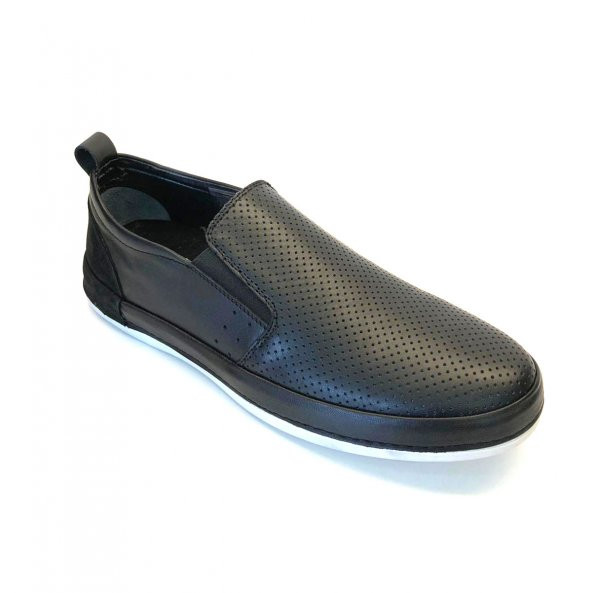 Ventola 1400 Siyah Deri Erkek Ayakkabı