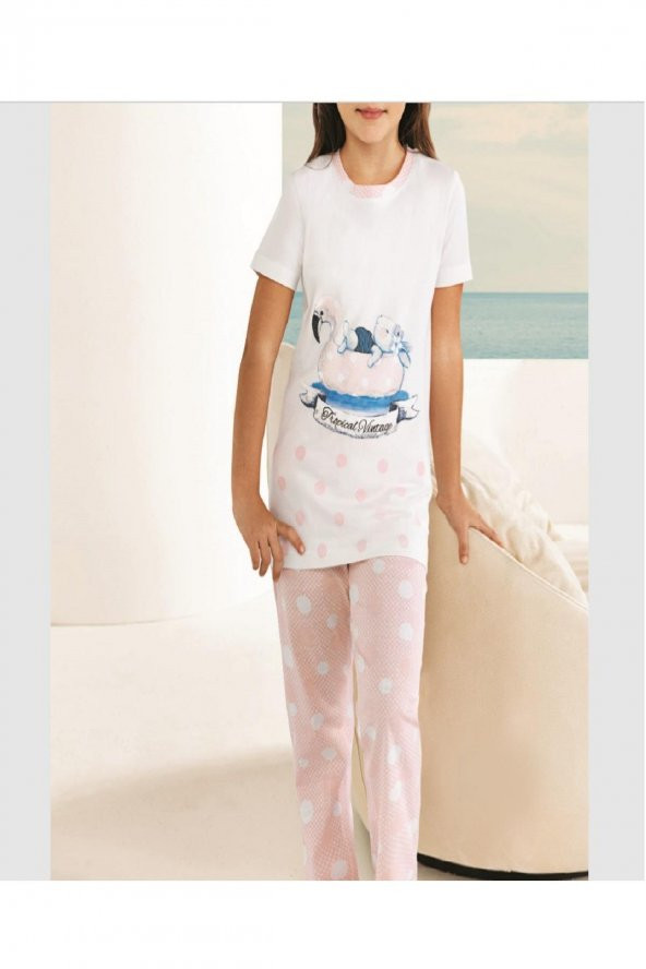 Kız Çocuk  Pijama Takımı 6230