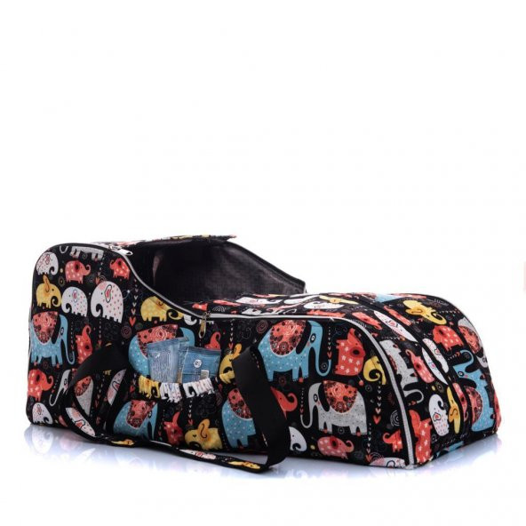 Bebebebek Sevimli Fil Portbebe Kanguru Seti - 3