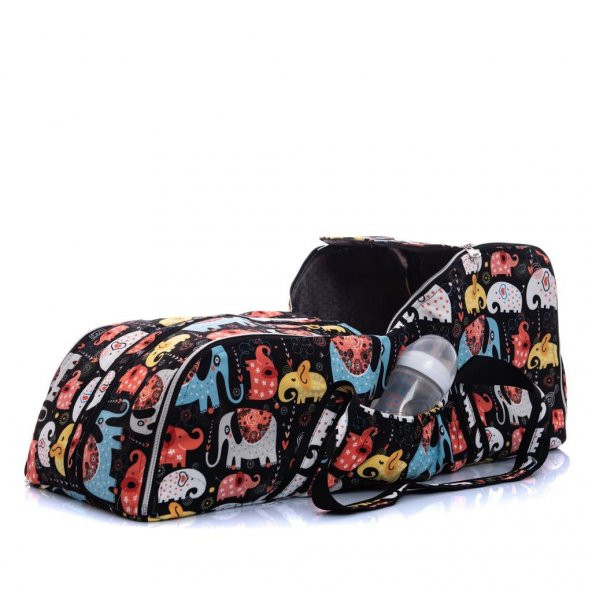 Bebebebek Sevimli Fil Portbebe Kanguru Seti - 4