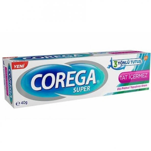 Corega Tat İçermez Diş Protez Yapıştırıcı Krem 40 Gr Skt:12/23