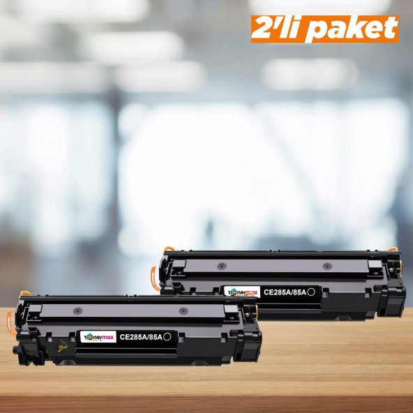 Hp CE285A Muadil Toner 2'li / Hp 85a Muadil Toner / P1100 / P1102 / M1132 - 5