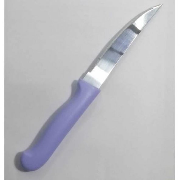 Türk Malı Testere Ağızlı Çelik Bıçak 24cm Süper Keskin Lazer Bileme Salata-Biftek-Et ve Ekmek Bıçağı - 1