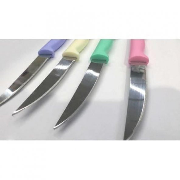 Türk Malı Testere Ağızlı Çelik Bıçak 24cm Süper Keskin Lazer Bileme Salata-Biftek-Et ve Ekmek Bıçağı - 2