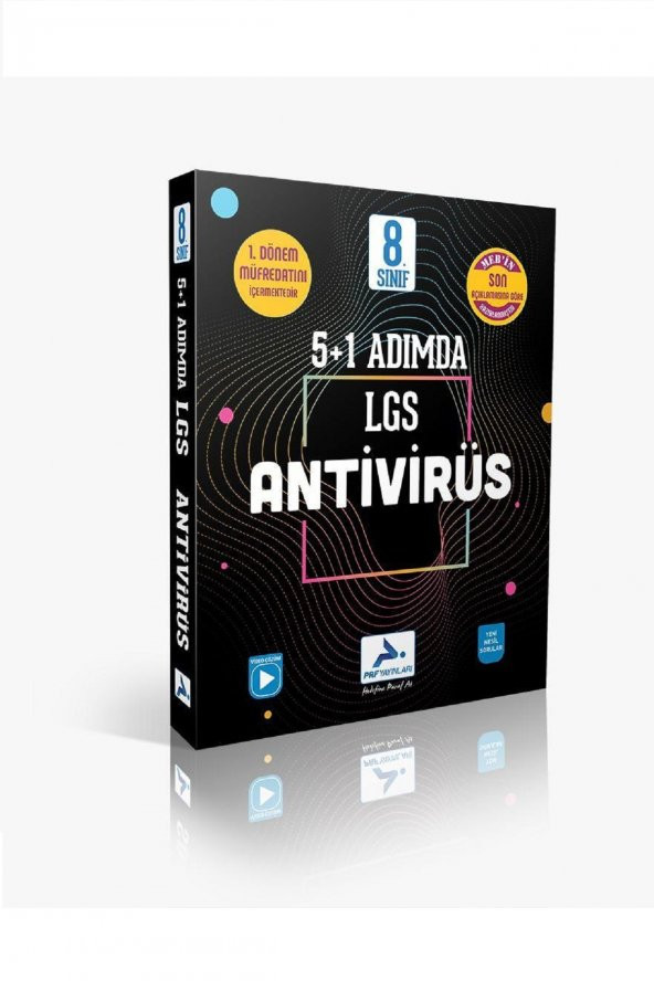 Paraf Yayınları LGS 1. Dönem 5 + 1 Adımda Antivirüs Deneme