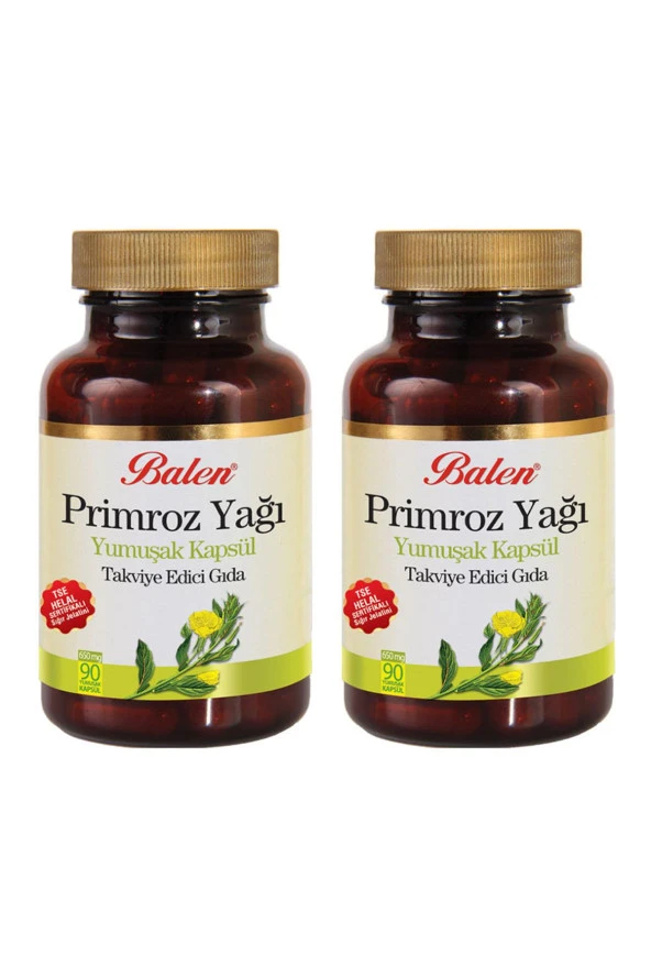 BALEN Primroz Çiçeği Yağı 650 mg 90 Kapsül x 2 Adet ürün görseli 1