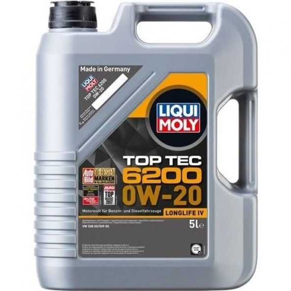 Liqui Moly Top Tec 6200 0W20 Motor Yağı 5 Litre 20789 ürün görseli