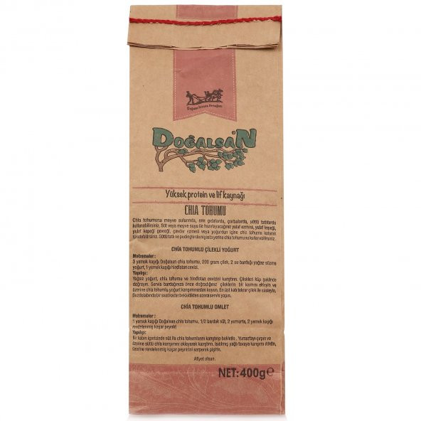Doğalsan Chia Tohumu 400 Gr - Yüksek Protein ve Lif Kaynağı - 2