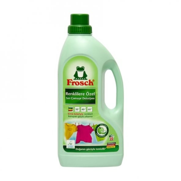Frosch Renklilere Özel Sıvı Çamaşır Deterjanı 1,5 Litre