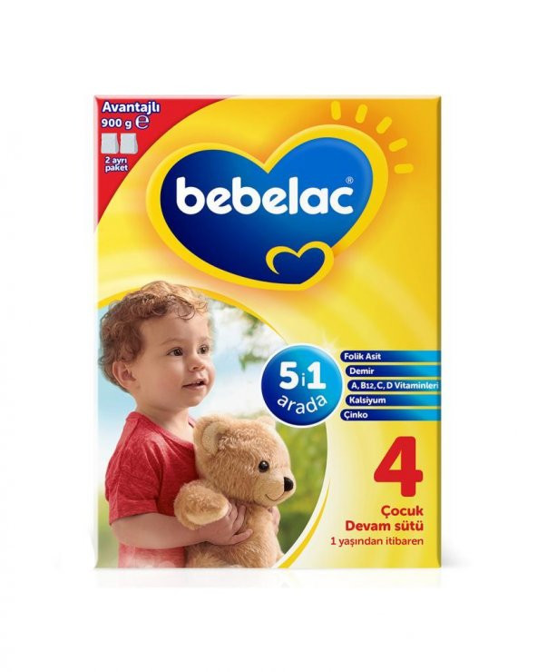 Bebelac 4 Çocuk Devam Sütü 500 g 1 Yaş+