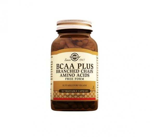 Solgar BCAA Plus Branched Chain Amino Acids 50 Kapsül
