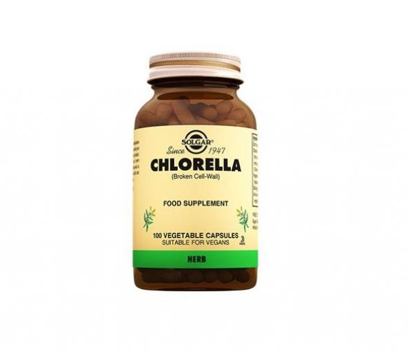 Solgar Chlorella 100 Kapsül - 1