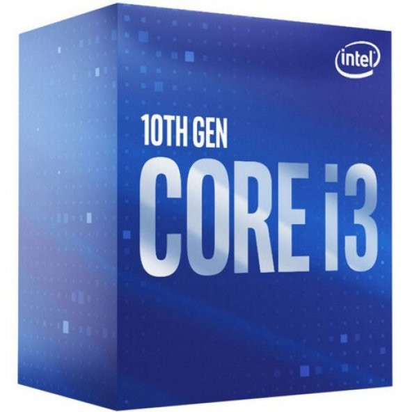 Intel Comet Lake i3 10100 1200Pin Fansız (Tray)