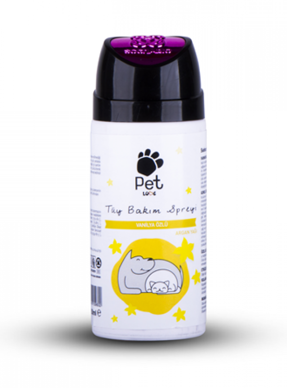 PET LOVE TÜY BAKIM SPREYİ - ÇİKOLATA ÖZLÜ SPREY 150 ML