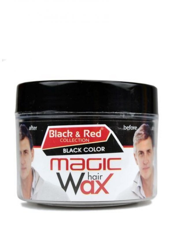 Black and Red Magic Wax 100 ml Siyah