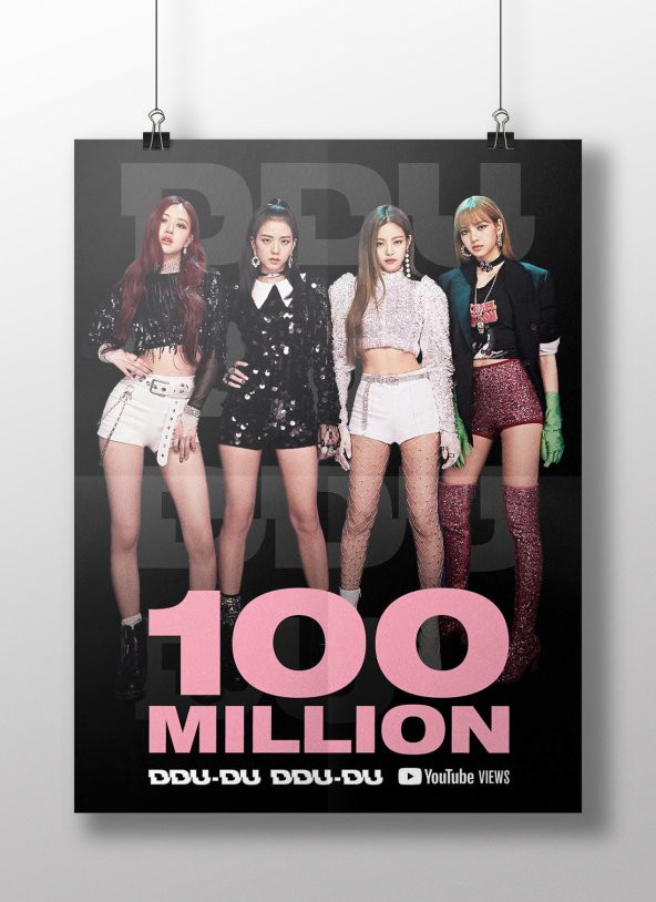 Blackpink Müzik Grubu Posteri - K Pop Afişleri