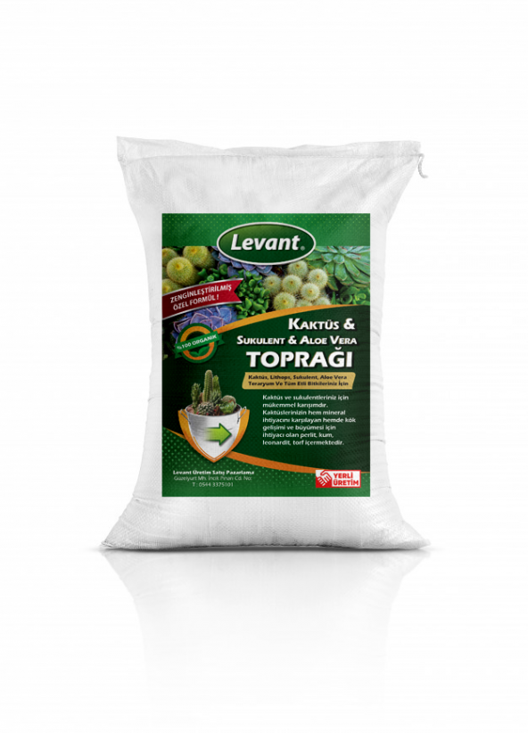 LEVANT KAKTÜS TOPRAĞI 40 LT ÖZEL KARIŞIM - 1
