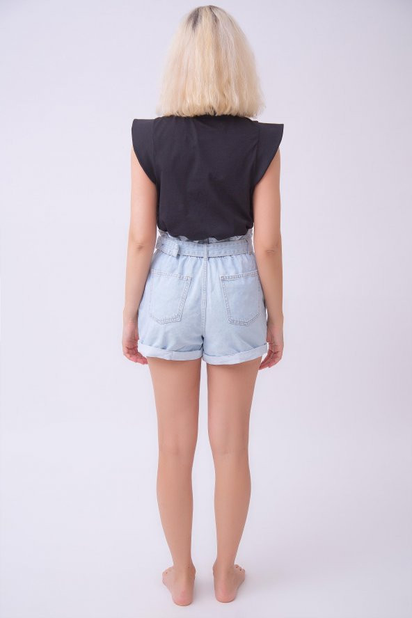 HerTon Bisiklet Yaka Yarasa Kol Tişört 138-0002 - 3