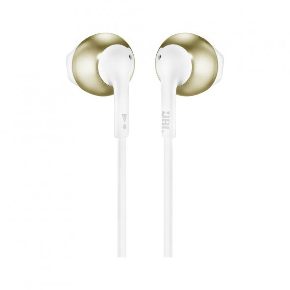 Jbl T205BT Bluetooth Mikrofonlu Kulak içi Kulaklık  Beyaz-Altın - 2