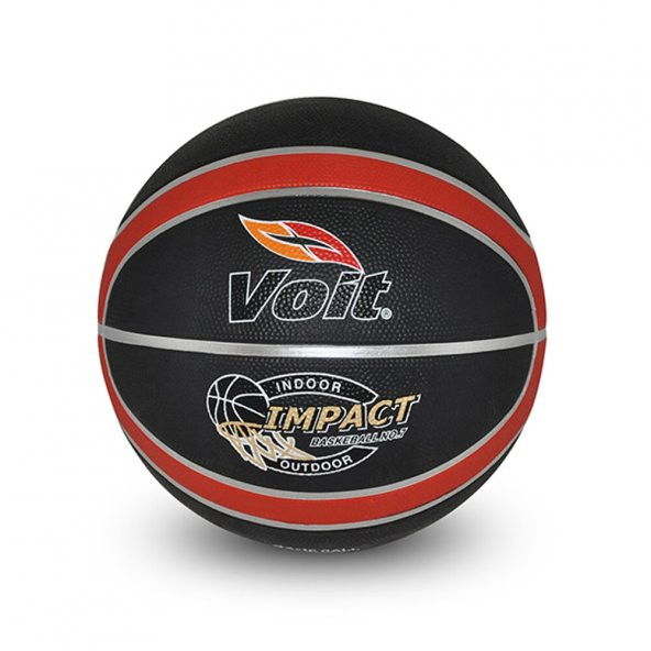 Voit Impact Basketbol Topu N7 Siyah-Kırmızı