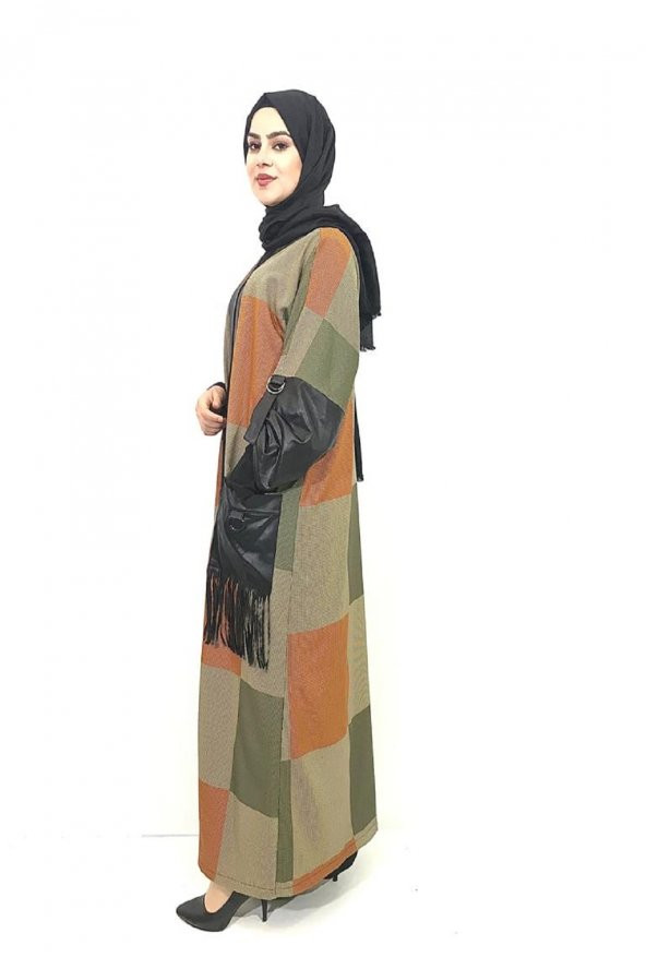 LAMARKINE EKOSE DESENLİ İÇLİ DIŞLI ABAYA TAKIM - 2