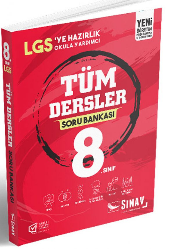 8. Sınıf LGS Tüm Dersler Soru Bankası Sınav Dergisi Yayınları