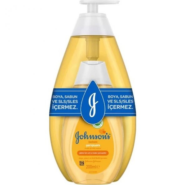 Johnsons Baby 750 ml Bebek Şampuanı +200ml J&B Şampuan Hediyeli