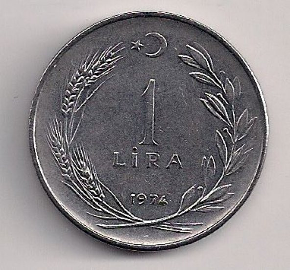 TC. 1 Lira 1974-Ters (mp0502)