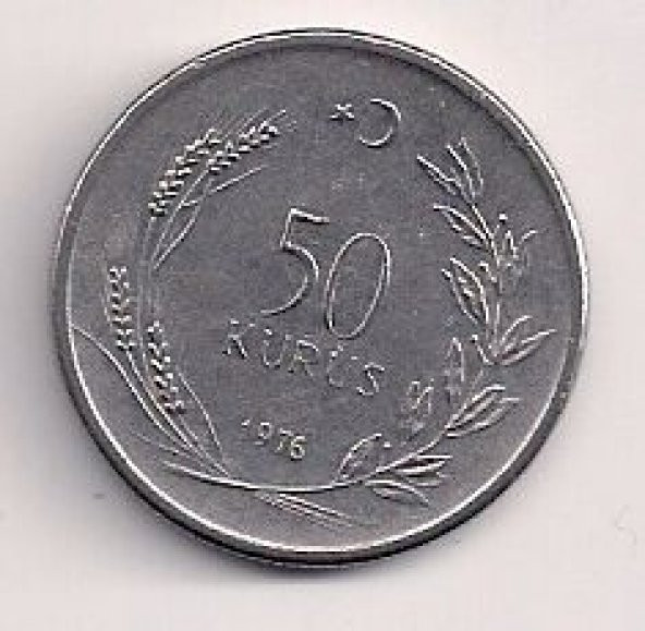 TC. 50 Kuruş 1976 (mp0386)