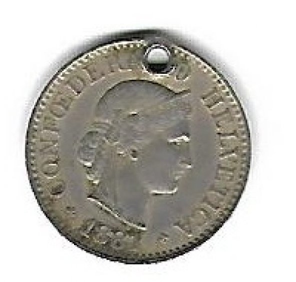 İsviçre 10 Rappen 1881 (mp0465)