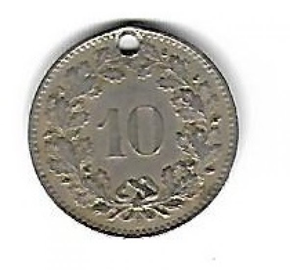 İsviçre 10 Rappen 1881 (mp0465) - 2