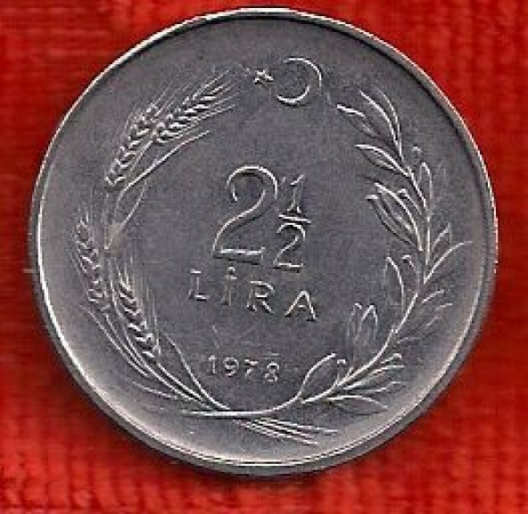 TC. 2,5 Lira 1978-Ters (mp0362)