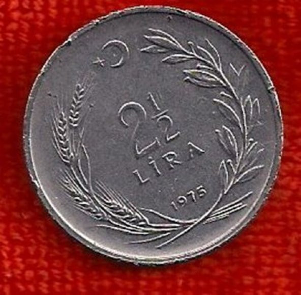 TC. 2,5 Lira 1975-Ters (mp0394)