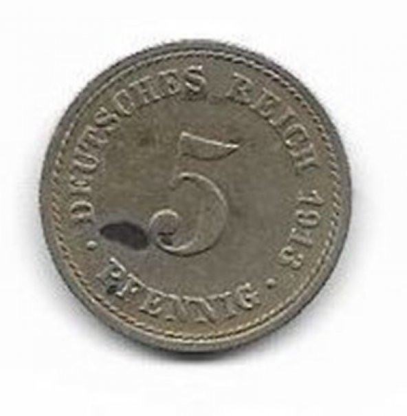 Almanya 5 Pfennig 1913 (mp0446)