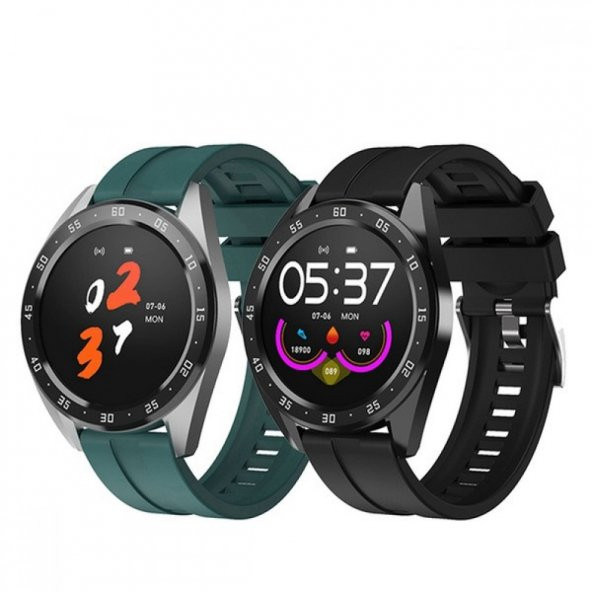 Olix X10 Smart Watch Akıllı Saat Yuvarlak Kadranlı 2 Farklı Renk Seçeneği