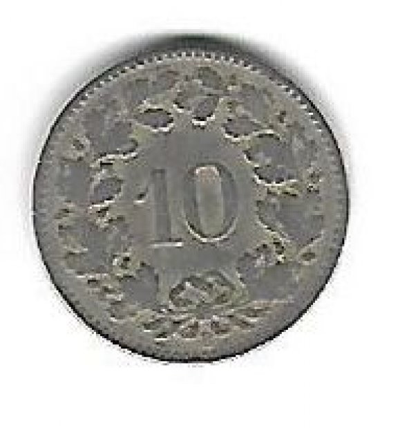 İsviçre 10 Rappen 1880 (mp0464) - 2