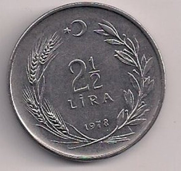 TC. 2,5 Lira 1978-Düz (mp0377)