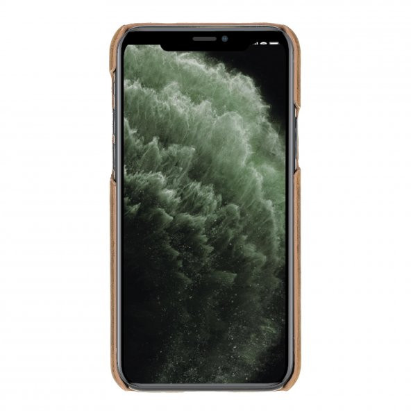 Burkley Ultimate Jacket Deri Telefon Kılıfı iPhone 11 Pro G2 Kahverengi - 2