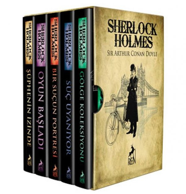 Sherlock Holmes Bütün Hikayeler 5 Kitaplık Kutulu Set