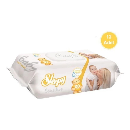 Sleepy Sensitive Islak Mendil 12 x 90 lı - 2